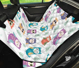 Cute Owl Pattern Dog Car Seat Covers