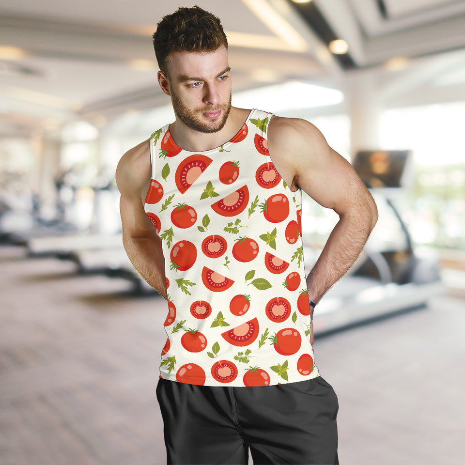 Tomato pattern Men Tank Top