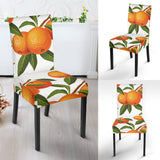 Oranges Pattern Background Dining Chair Slipcover