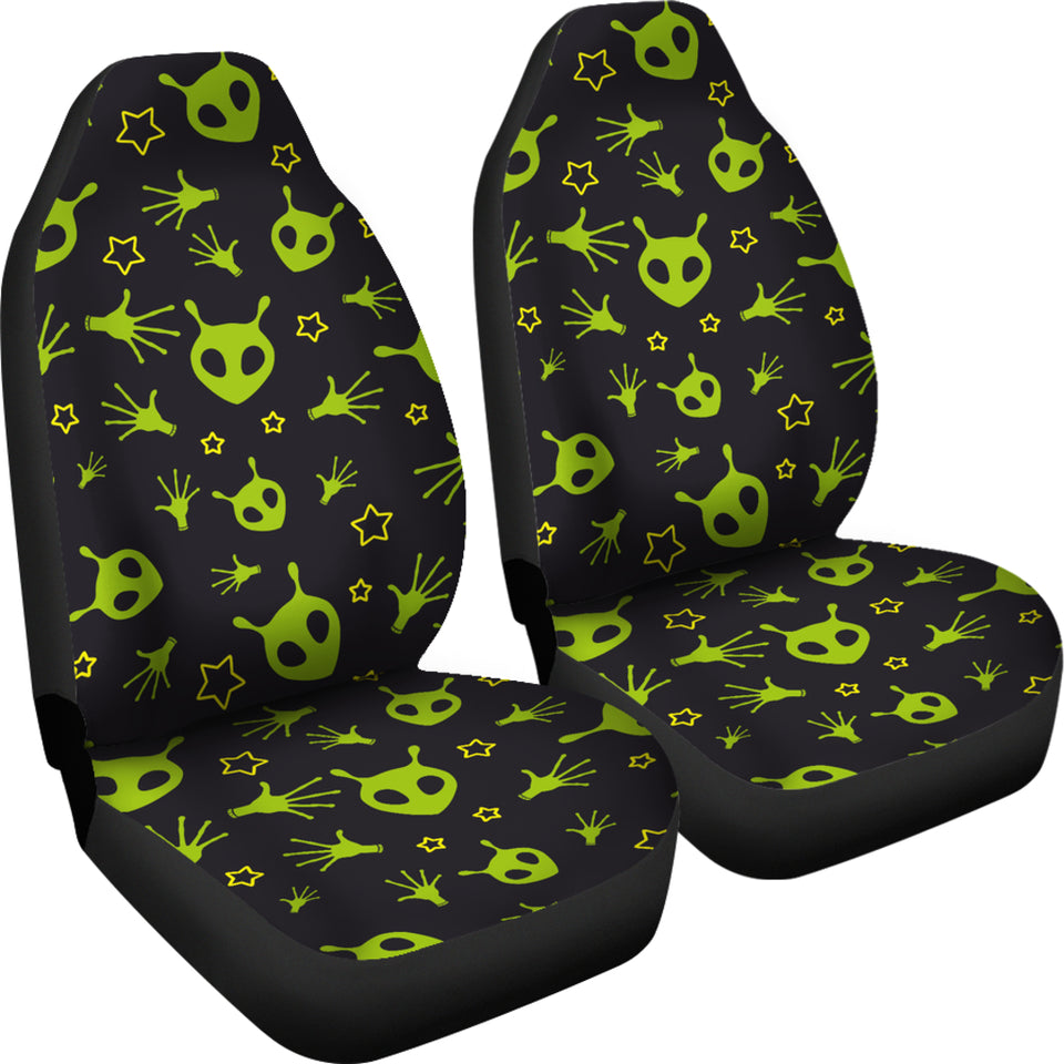 Alien Pattern Print Design 02 Universal Fit Car Seat Covers