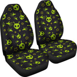 Alien Pattern Print Design 02 Universal Fit Car Seat Covers
