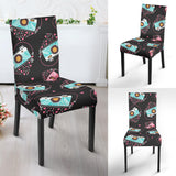 Camera Pattern Print Design 04 Dining Chair Slipcover