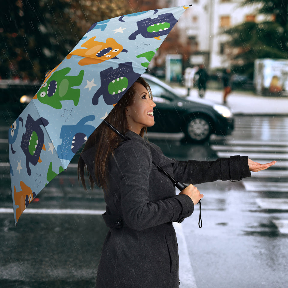 Alien Pattern Print Design 04 Umbrella