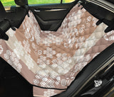 Beautiful Hexagon Japanese  Pattern Dog Car Seat Covers