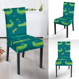 Crocodile Pattern Dining Chair Slipcover