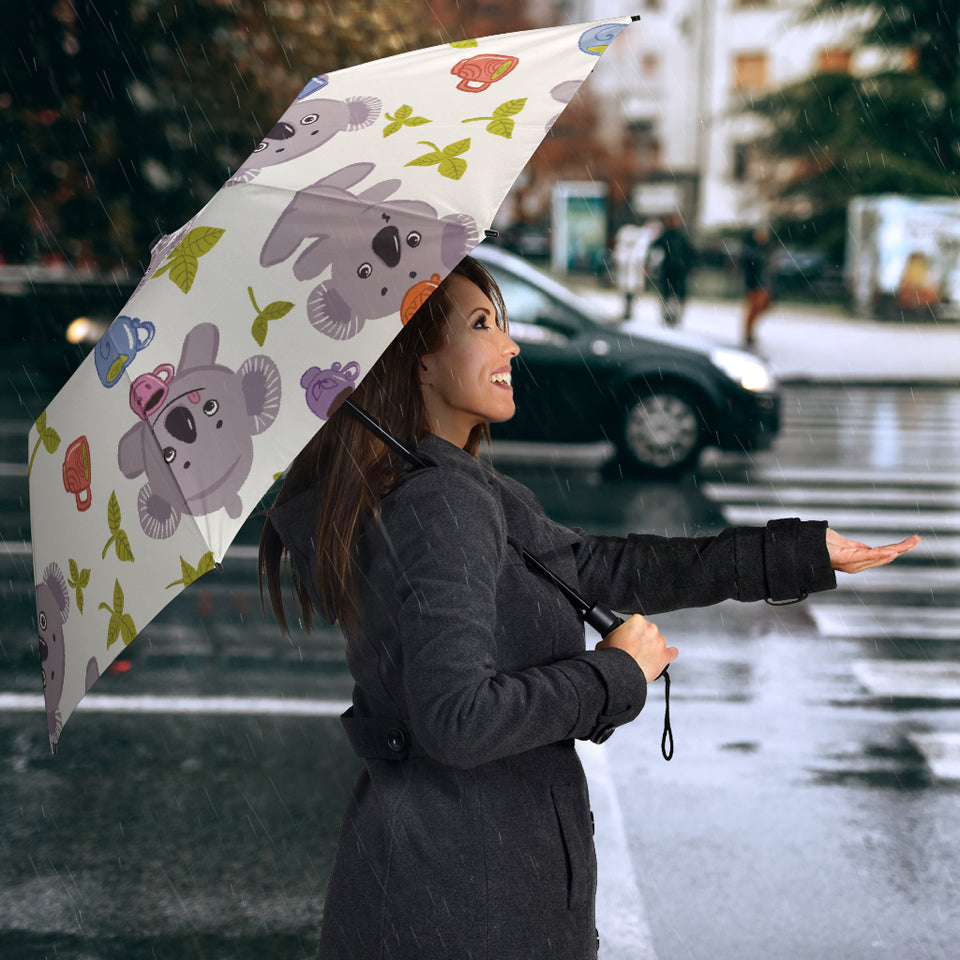 Cute Koalas Teapots Tea Umbrella