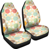 Bicycle Pattern Print Design 01 Universal Fit Car Seat Covers