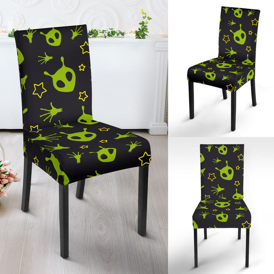 Alien Pattern Print Design 02 Dining Chair Slipcover