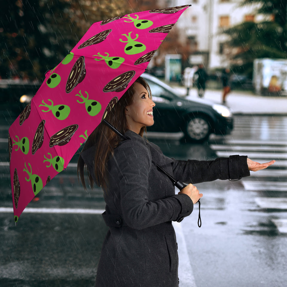 Alien Pattern Print Design 03 Umbrella