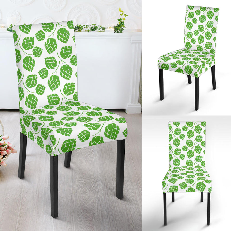 Hop Pattern Background Dining Chair Slipcover