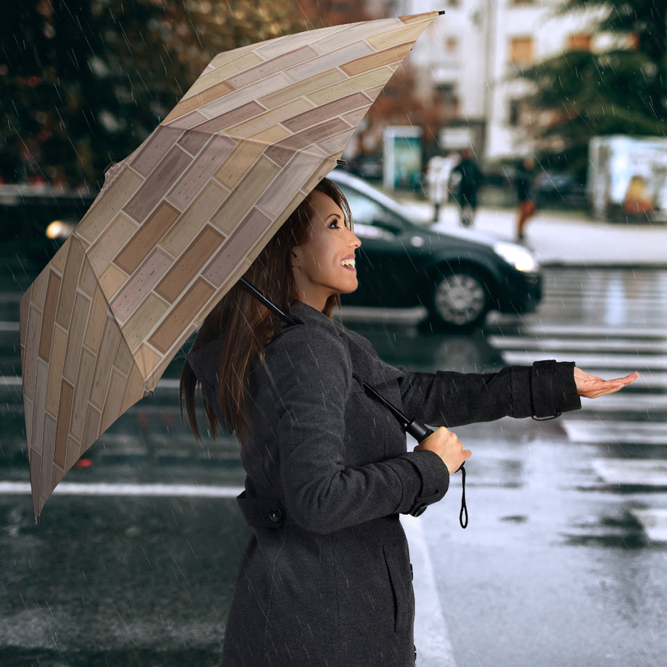 Brick Printed Pattern Print Design 01 Umbrella