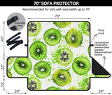 Watercolor kiwi pattern Sofa Cover Protector