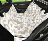 Cool Gold Moon Abstract Pattern Dog Car Seat Covers