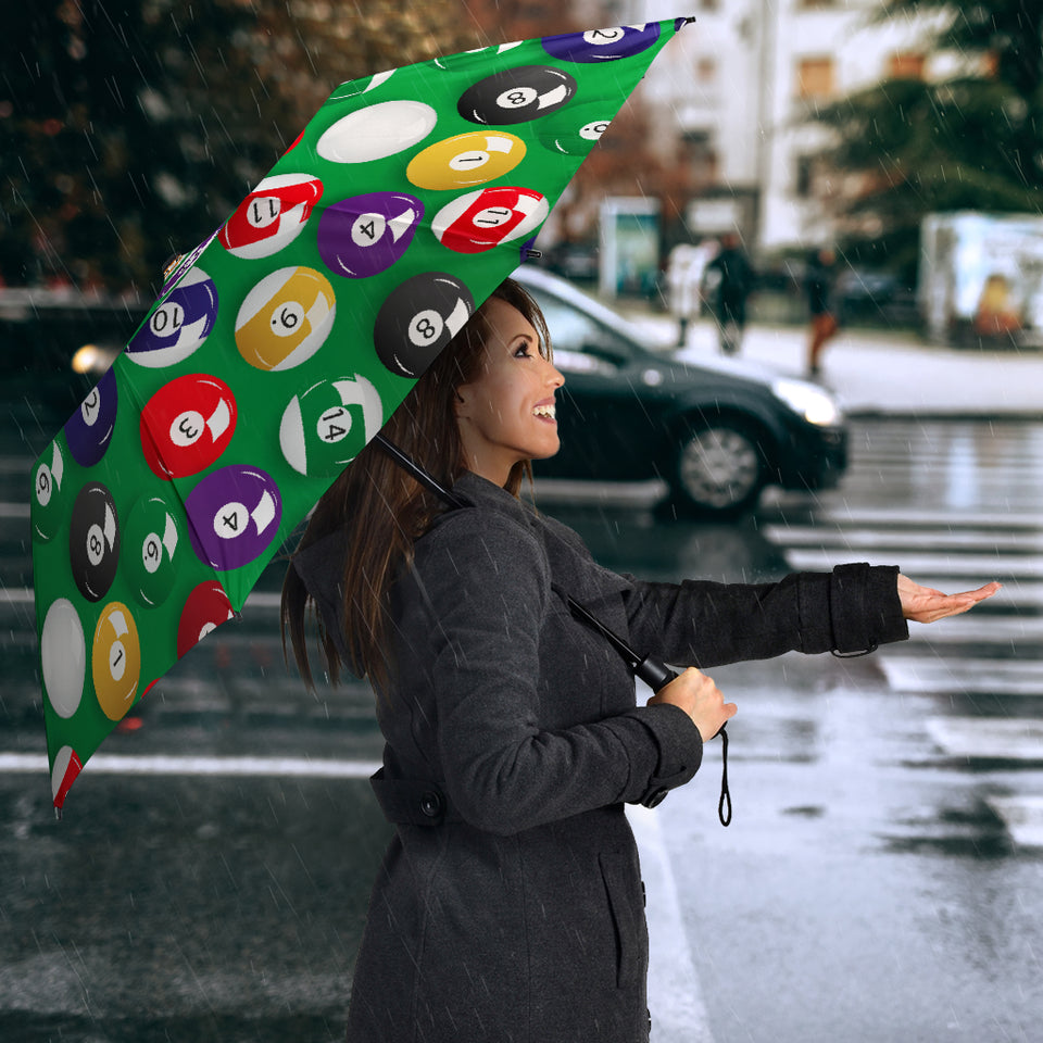 Billiard Ball Pattern Print Design 02 Umbrella