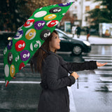 Billiard Ball Pattern Print Design 02 Umbrella