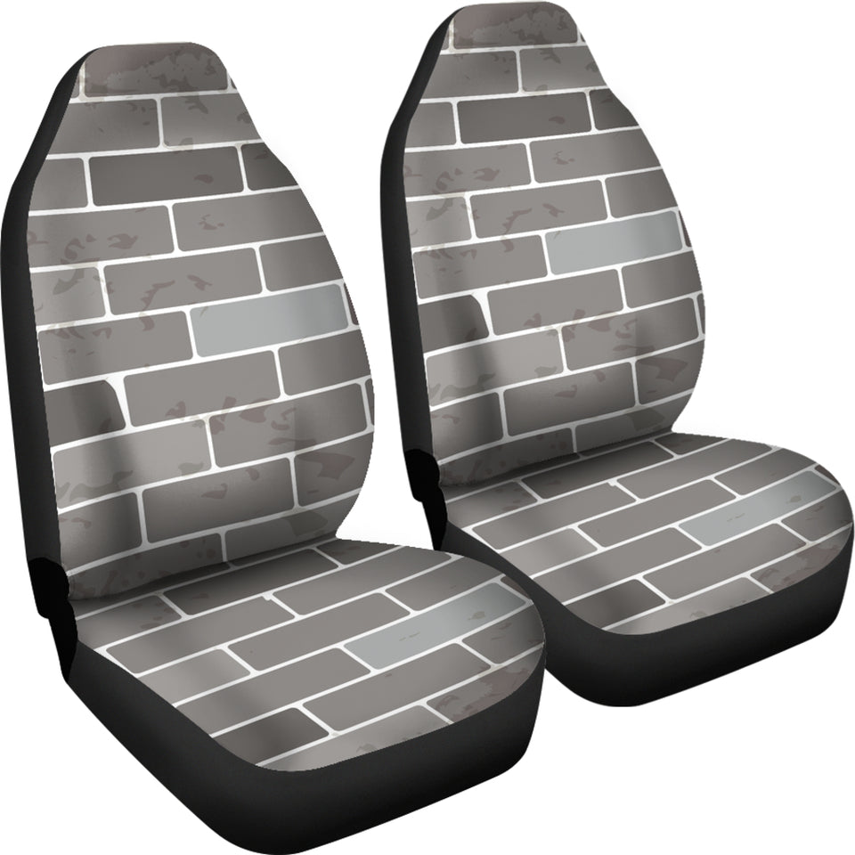 Brick Printed Pattern Print Design 05 Universal Fit Car Seat Covers
