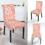 Snake Lilies Flower Pattern Dining Chair Slipcover