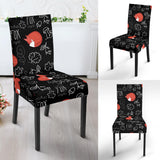 Fox Sleeping Fox Pattern Dining Chair Slipcover