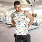 windmill pattern Men Tank Top