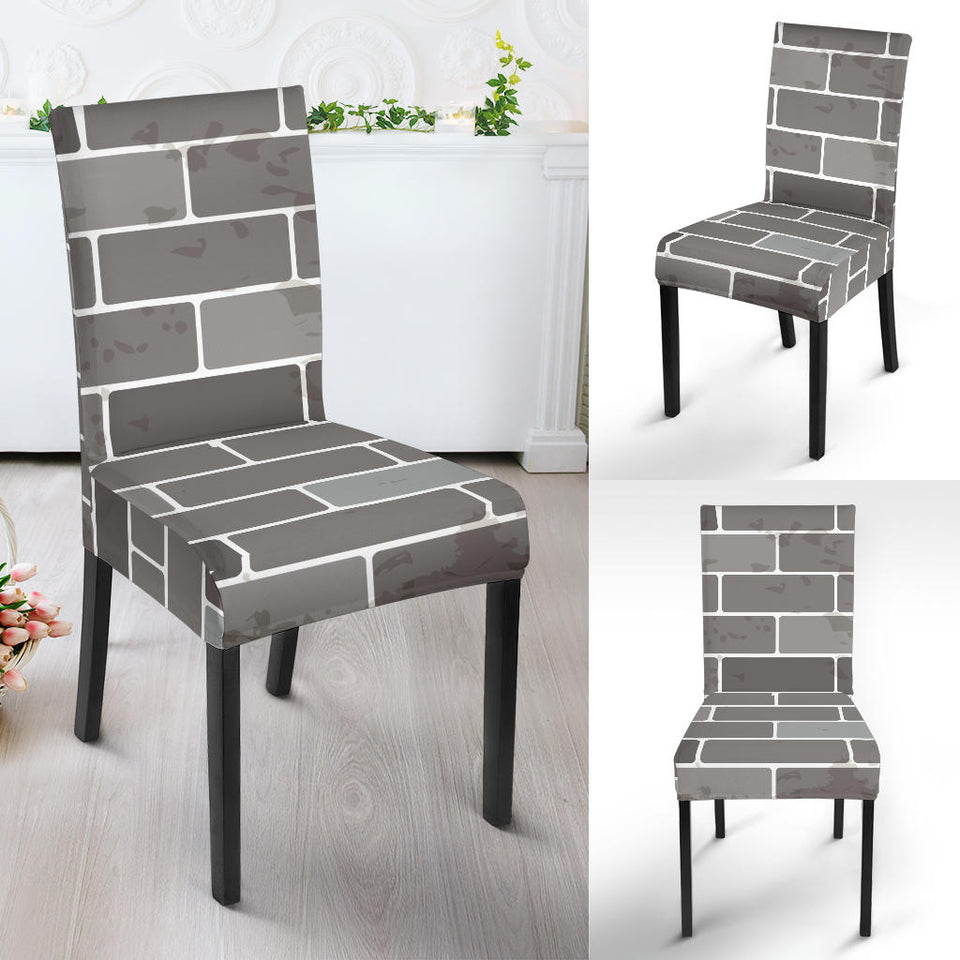Brick Printed Pattern Print Design 05 Dining Chair Slipcover