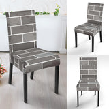 Brick Printed Pattern Print Design 05 Dining Chair Slipcover