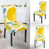 Lemon Design Pattern Dining Chair Slipcover