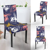 Koi Fish Carp Fish Pattern Dining Chair Slipcover