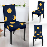 Moon Star Pattern Dining Chair Slipcover