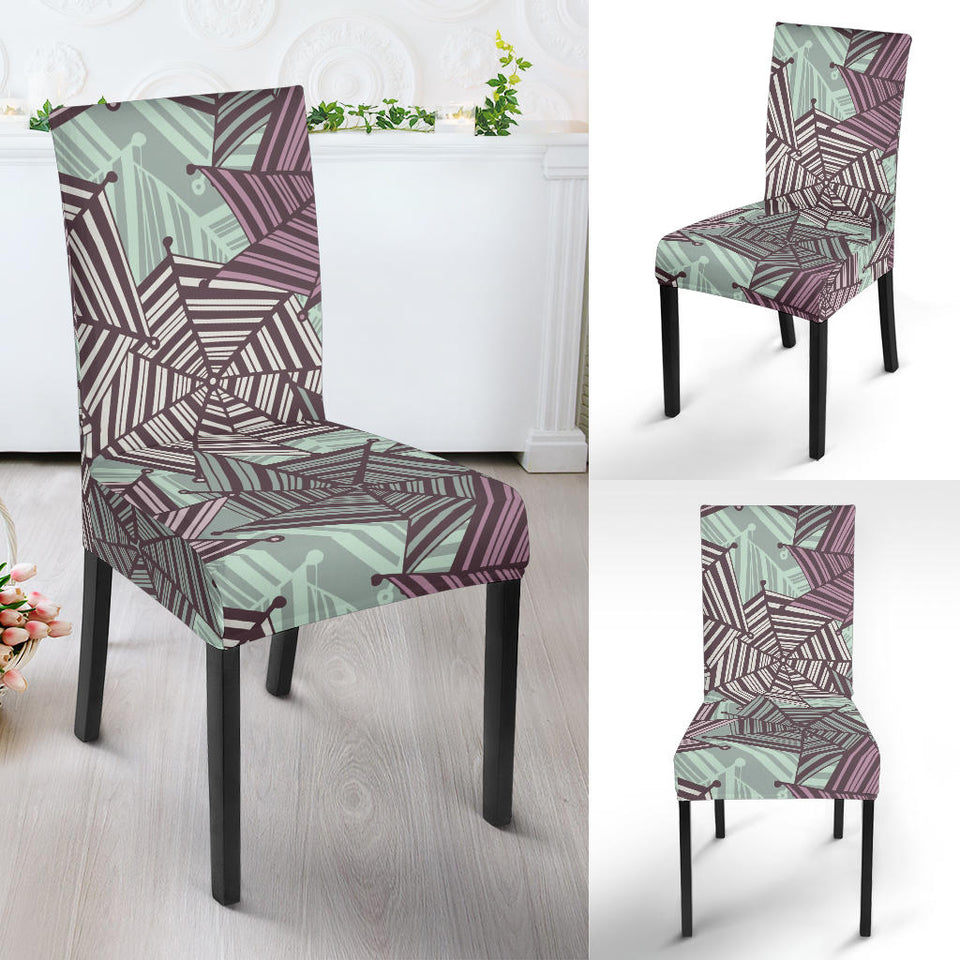 Spider Web Cobweb Design Color Pattern Dining Chair Slipcover