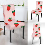 Strawberry Beautiful Pattern Dining Chair Slipcover