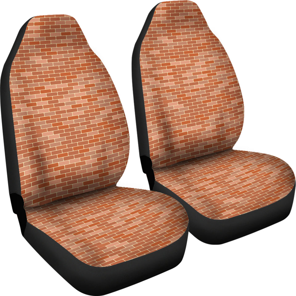Brick Printed Pattern Print Design 02 Universal Fit Car Seat Covers