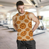 Cookie pattern Men Tank Top