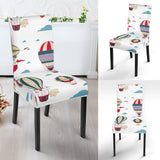 Hot Air Balloon Pattern Dining Chair Slipcover