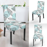Shell Polynesian Tribal  Dining Chair Slipcover