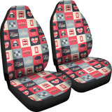 British Pattern Print Design 05 Universal Fit Car Seat Covers
