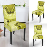 Sliced Kiwi Pattern Dining Chair Slipcover