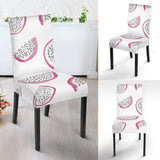 Dragon Fruit Pattern Dining Chair Slipcover