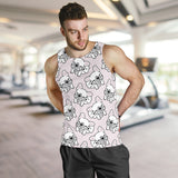 Cute french bulldog pattern Men Tank Top