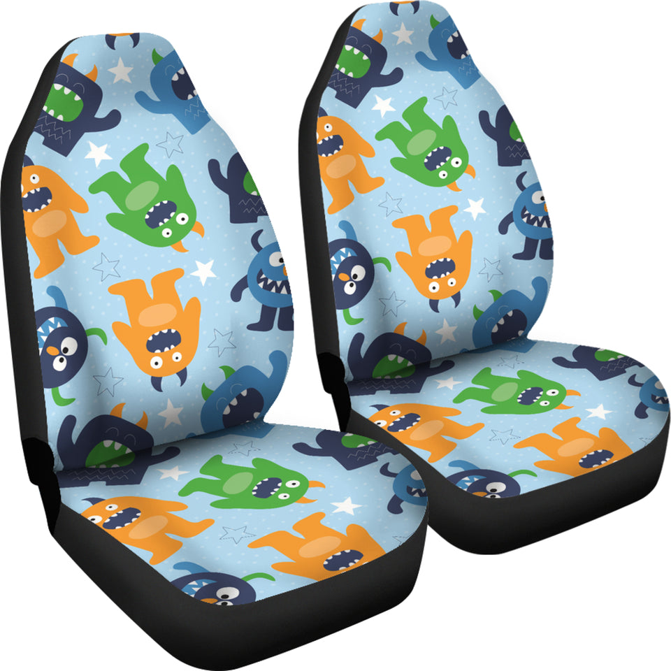Alien Pattern Print Design 04 Universal Fit Car Seat Covers