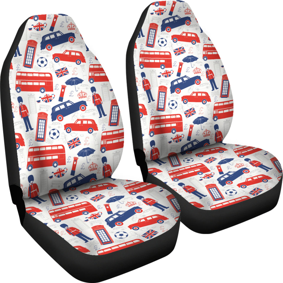 British Pattern Print Design 03 Universal Fit Car Seat Covers