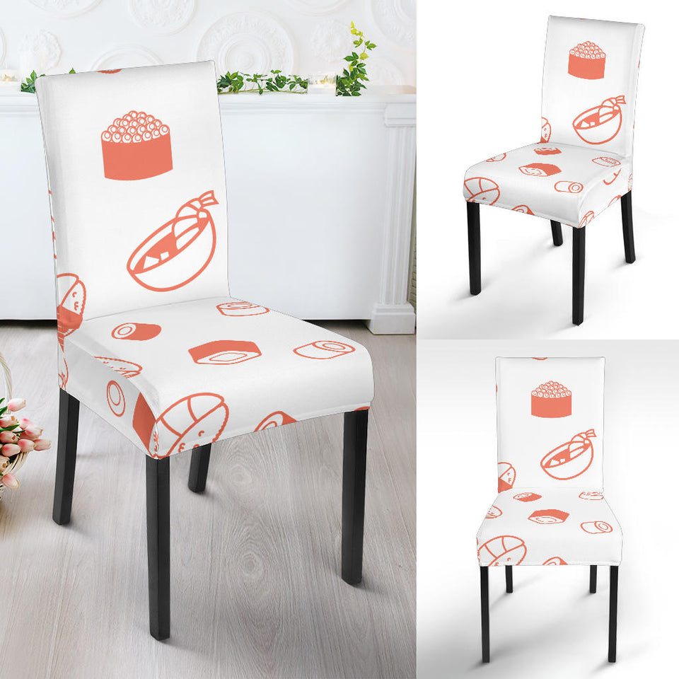 Sushi Pattern Dining Chair Slipcover