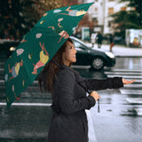 Kangaroo Leaves Pattern Umbrella