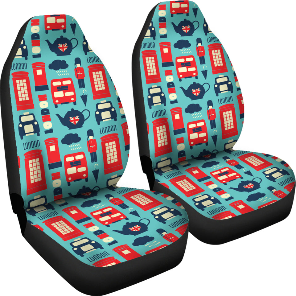 British Pattern Print Design 04 Universal Fit Car Seat Covers