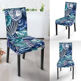 Shell Design Pattern Dining Chair Slipcover
