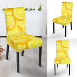 Lemon Pattern Dining Chair Slipcover