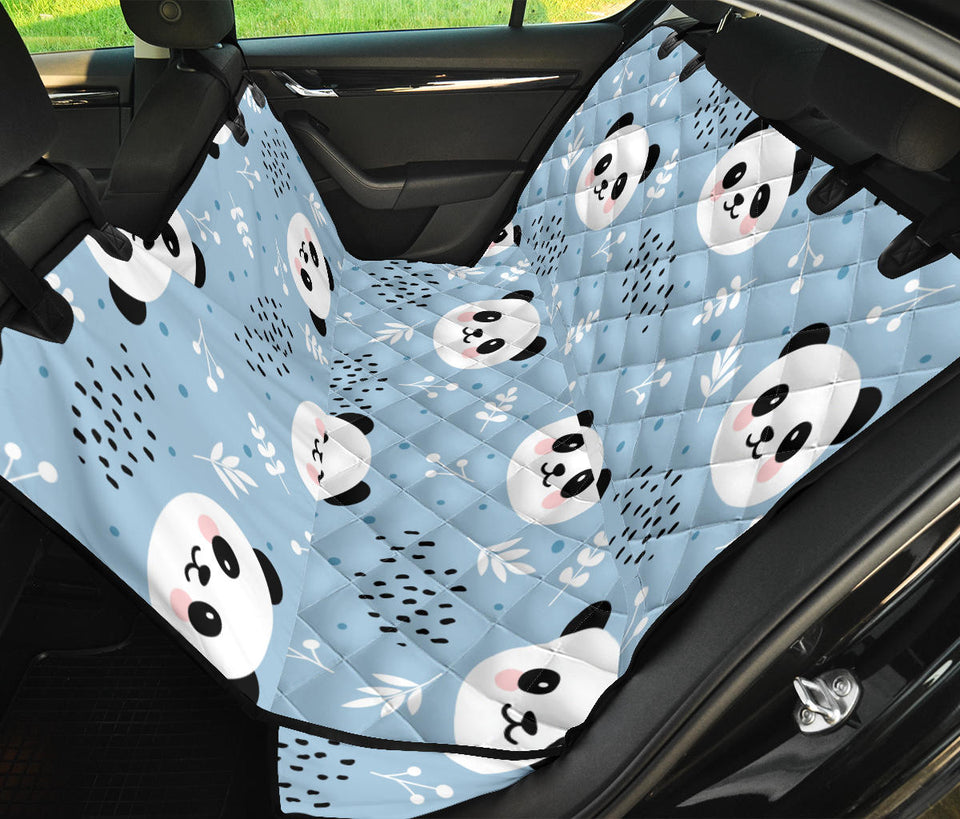 Cute Panda Pattern Dog Car Seat Covers