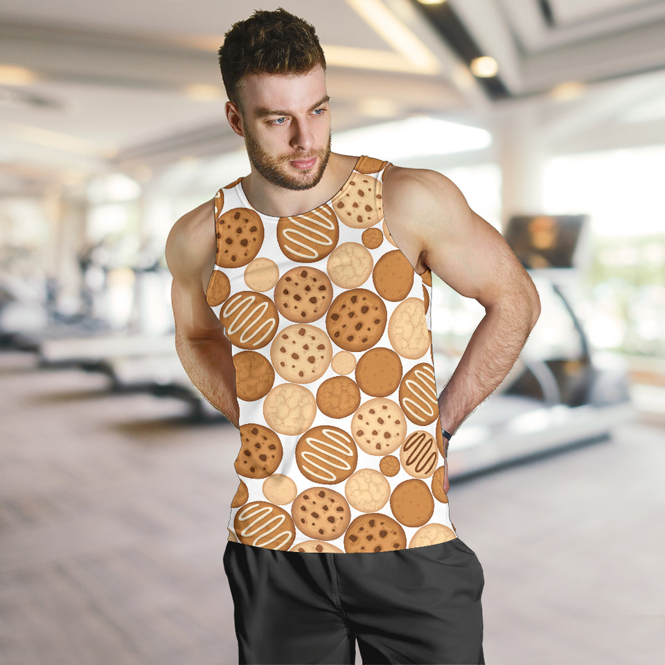 Various cookie pattern Men Tank Top