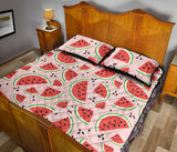 Watermelon pattern Quilt Bed Set