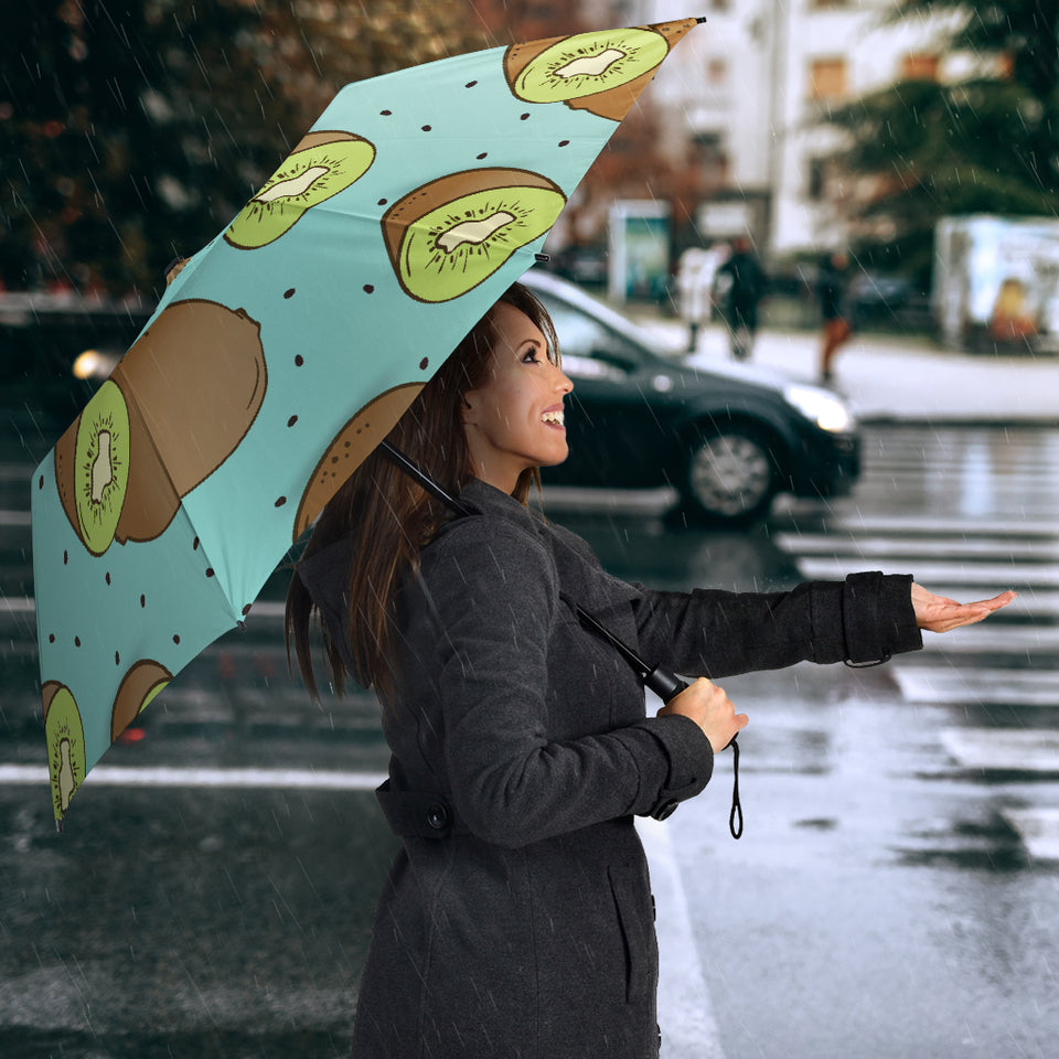 Kiwi Blue Background Umbrella