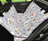 Cute Llama Alpaca Pattern Dog Car Seat Covers
